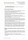 Research paper thumbnail of LITERATURLISTE - BIBLIOGRAPHY