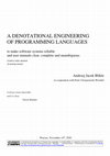 Research paper thumbnail of A DENOTATIONAL ENGINEERING OF PROGRAMMING LANGUAGES