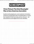 Research paper thumbnail of The Only Way to Save American Journalism