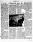 Research paper thumbnail of Nietzsche under fire in World War One. Times Literary Supplement. 5 August 1994