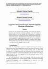 Research paper thumbnail of Linguistic ideas in pre-scientific codifications of American Spanish