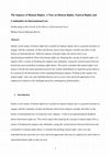 Research paper thumbnail of The Impasse of Human Rights: A Note on Human Rights, Natural Rights and Continuities in International Law