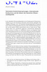 Research paper thumbnail of Technische Fortschrittserwartungen, internationale Konkurrenz und die Geburt der deutschen Wissenschaftspolitik (Vorschau)