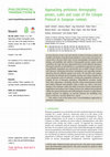 Research paper thumbnail of Approaching prehistoric demography: proxies, scales and scope of the Cologne Protocol in European contexts