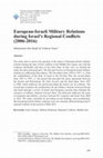 Research paper thumbnail of European-Israeli Military Relations during Israel Regional Wars (2006-2016)