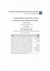 Research paper thumbnail of Mentoring-based learning culture at schools: Learning from school administrator mentoring