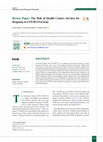 Research paper thumbnail of Review Paper: The Role of Health Centers Services for Response to COVID-19 in Iran