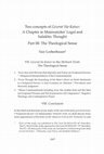 Research paper thumbnail of Two concepts of Gezerat Ha-Katuv: A Chapter in Maimonides' Legal and halakhic Thought Part III: The Theological Sense