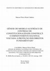 Research paper thumbnail of Gênese do modelo austríaco de controle de constitucionalidade: construção eminentemente racional voltada à proteção dos direitos fundamentais?