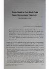 Research paper thumbnail of Sevim Burak'ın "Ford Mach I"inde İnsan Olmayanların Yolculuğu