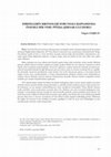 Research paper thumbnail of DİRHELERİN KRONOLOJİ SORUNSALI KAPSAMINDA ÖNEMLİ BİR VERİ: PİNİŞA (ŞIRNAK-ULUDERE) 1 Anahtar Kelimeler: Dirhe • Dağlık Şırnak • Tampon Bölge • Yüzey Araştırması • Erken-Orta Demir Çağ