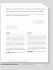 Research paper thumbnail of Estudio comparativo de los procesos de registro de activos fijos y seguros en dos instituciones de educación superior