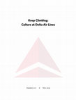 Research paper thumbnail of Keep Climbing: Culture at Delta Air Lines