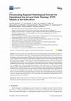 Research paper thumbnail of Downscaling Regional Hydrological Forecast for Operational Use in Local Early Warning: HYPE Models in the Sirba River