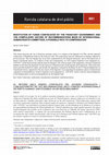 Research paper thumbnail of Restitution of funds confiscated by the Francoist goverment, and the compulsory nature of recommendations made by international human rights committees. A possible path to compensation.