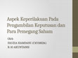 Research paper thumbnail of Aspek keperilakuan pada pengambilan keputusan