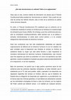 Research paper thumbnail of ¿No más devoluciones en caliente? Sólo si se reglamentan