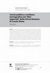 Research paper thumbnail of Teoria politica e scrittura storiografica nei ‘libri imperiali’ della Storia Romana di Cassio Dione