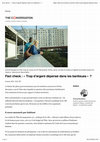 Research paper thumbnail of Trop d'argent dépensé dans les banlieues?