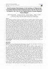 Research paper thumbnail of Socio-Economic Determinants of the Incidence of Malaria and Correlation Between Meteorological Factors and the Occurrence of Malaria: The Case of Arsi Nagelle District, Oromia Regional State, Ethiopia