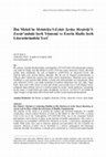 Research paper thumbnail of Suat Koca -- İbn Melek'in Mebāriḳu'l-Ezhār Şerḥu Meşāriḳi'l- Envār'ındaki Şerh Yöntemi ve Eserin Hadis Şerh Literatüründeki Yeri