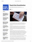 Research paper thumbnail of Teach the Constitution