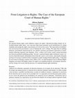 Research paper thumbnail of From Litigation to Rights: How National Human Rights Institutions Ensure the Effectiveness of Regional Human Rights Courts' Rulings