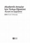 Research paper thumbnail of Akademik Türkçe Öğretiminde Yazma Eğitimi