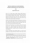 Research paper thumbnail of MENYOAL KEWENANGAN BANK INDONESIA; STABILITAS SISTEM KEUANGAN (SSK) NEGARA