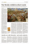 Research paper thumbnail of Samuel Thomi, Wie Mexiko wirklich erobert wurde, in: Schweiz am Wochenende vom 20./21.04.2019, S. 52