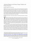 Research paper thumbnail of Abrahamic Religions and Climate Change: Tradition and Political (In)action