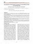 Research paper thumbnail of Semi-Quantitative Dermal Exposure Assessment of Lead with DREAM Model in a Lead Mine in Iran