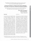 Research paper thumbnail of El Sistema de Monitoreo y Evaluación del estado de Chihuahua. El mercado y los costos de las evaluaciones de programas públicos.
The Monitoring and Evaluation System of the State of Chihuahua. The market and costs of public program evaluations