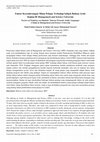 Research paper thumbnail of Faktor Kecenderungan Minat Pelajar Terhadap Subjek Bahasa Arab: Kajian Di Management and Science University