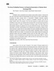 Research paper thumbnail of The Gross Profitability Premium: An Empirical Examination in Pakistan Stock Exchange (PSX)