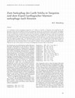 Research paper thumbnail of Zum Sarkophag des Larth Velcha und dem Export karthagischer Marmorsarkophage nach Etrurien, BABESCH 92, 2017, 93–114