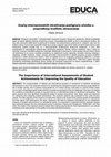 Research paper thumbnail of The Importance of International Assessments of Student Achievements for Improving the Quality of Education/Značaj internacionalnih istraživanja postignuća učenika u unapređenju kvalitete obrazovanja