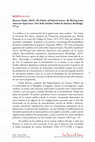 Research paper thumbnail of Reseña: Ravecca, Paulo. (2019). The Politics of Political Science. Re-Writing Latin American Experiences. New York, Estados Unidos de América: Routledge. 275 p.