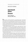 Research paper thumbnail of [Recenzja:] David Howarth "Dyskurs"