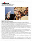 Research paper thumbnail of De guérillera à sénatrice: entrevue avec Sandra Ramírez