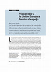 Research paper thumbnail of Visegrado y la Unión Europea frente al espejo