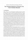 Research paper thumbnail of The Changing Definitions of Diaspora: The Case of Turkish Albanians