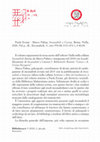 Research paper thumbnail of Recensione di P. Errani, M. Palma, Incunaboli a Cesena (Viella, 2020)