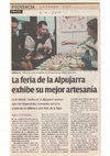 Research paper thumbnail of Órgiva: La Feria de la Alpujarra exhibe su mejor artesanía