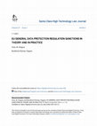 Research paper thumbnail of EU GENERAL DATA PROTECTION REGULATION SANCTIONS IN THEORY AND IN PRACTICE