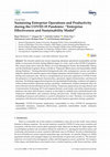 Research paper thumbnail of sustainability Sustaining Enterprise Operations and Productivity during the COVID-19 Pandemic: "Enterprise Effectiveness and Sustainability Model"