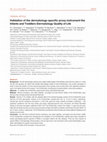 Research paper thumbnail of Validation of the dermatology-specific proxy instrument the Infants and Toddlers Dermatology Quality of Life