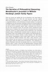 Research paper thumbnail of "The Narrative of Philosophical Reasoning: Mendelssohn’s Jerusalem in Wilhelm Herzberg’s Jewish Family Papers," in ed. Manja Herrmann, Wilhelm Herzberg’s Jewish Family Papers (1868), Europäisch-jüdische Studien – Beiträge 53 (Berlin, Boston: De Gruyter 2021: pp. 165-90).