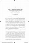 Research paper thumbnail of ‘Folk’ Cemeteries, Assembly and Territorial Geography in Early Anglo-Saxon England