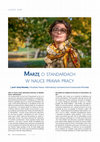 Research paper thumbnail of Wywiad z Anną Musiałą: "Marzę o standardach w nauce prawa pracy", autorka Ewa Konarzewska-Michalak